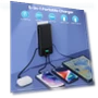 Thumbnail Portable Charger 33800mAh USB C Power Bank with Built-in Cables & AC Wall Plug — Charging Solutions
