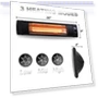 Thumbnail Carbon Infrared Outdoor Heater for Restaurant, Patio, Backyard, Garage, and Decks — Portable Heating Solutions, Dr Infrared Heater