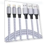 Thumbnail MFi Certified Lightning Cable 3PACK 6FT Nylon Braided USB Charging Cable — Lightning, TAKAGI