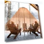 Thumbnail 48,000 BTU Propane Patio Heater with Wheels and Round Table — Heater Covers, OLIXIS