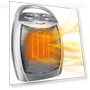 Thumbnail Portable Electric Space Heater with Thermostat, 1500W/750W Safe and Quiet Ceramic Heater Fan — Portable Heating Solutions, GiveBest