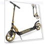 Thumbnail Adjustable Height Folding Scooter with Large Wheels and Anti-Shock Suspension — Push Scooters, SKIDEE