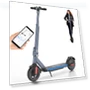 Thumbnail Electric Scooter, 500W/350W Motor, 25 Miles Range, 20 Mph Speed, Solid Tires, App Control — Electric Self-Balancing Scooters, Caroma
