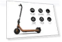 Thumbnail Electric Scooter for Kids 6-14 with Adjustable Handlebar Height — Electric Vehicles, Segway