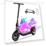 Thumbnail Electric Scooter Adults, 10" Tires, 500W Motor, 22Mph, Long Range, Folding E-Scooter with Dual Suspension — Electric Self-Balancing Scooters, SISIGAD