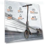 Thumbnail Electric Scooter, 350W/500W Motor, 12-28 Miles Range, 16-21 MPH, Solid Tires, for Adults and Teens — Electric Self-Balancing Scooters, VOLPAM