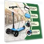 Thumbnail 3 Wheel Kick Scooter for Kids with LED Light Wheels and Adjustable Height — Push Scooters, besrey