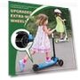 Thumbnail 3 Wheel Kick Scooter for Kids with LED Light Wheels and Adjustable Height — Push Scooters, besrey