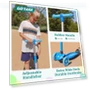 Thumbnail Kids Kick Scooter with LED Wheels and Adjustable Handlebars — Balance Bikes, Gotrax