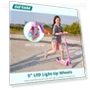 Thumbnail Kick Scooter for Kids with LED Lighted Wheels, Adjustable Handlebars — Push Scooters, Gotrax