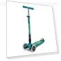 Thumbnail Maxi Deluxe Foldable LED Scooter for Kids with Light-Up Wheels — Push Scooters, Micro