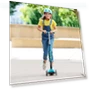 Thumbnail Maxi Deluxe Foldable LED Scooter for Kids with Light-Up Wheels — Push Scooters, Micro