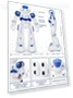 Thumbnail Gesture & Sensing Programmable Remote Control Smart Robot Toy for Kids — Interactive Figures & Robots, KingsDragon