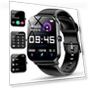 Thumbnail 1.85" Smartwatch with Heart Rate Monitor, Sleep Tracker, 120+ Sport Modes — Smartwatches, ganopterygon