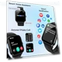 Thumbnail 1.85" Smartwatch with Heart Rate Monitor, Sleep Tracker, 120+ Sport Modes — Smartwatches, ganopterygon