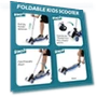 Thumbnail 3 Wheel Kick Scooter for Kids Ages 8-12 — Electric Vehicles, CALCHELE
