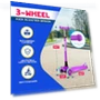 Thumbnail 3 Wheel Kick Scooter for Kids with LED Lights and Adjustable Handlebar — Electric Vehicles, HighMaster
