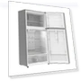 Thumbnail 30" Top Freezer Refrigerator with Adjustable Glass Shelving, Humidity Control Crispers — Mini Fridges, Kenmore