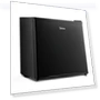 Thumbnail Compact Single Reversible Door Refrigerator, 1.6 Cubic Feet, Black — Mini Fridges, Midea