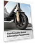 Thumbnail Electric Scooter with Front Suspension, 8.5 Solid Tires, 300W Motor, Smart APP Control — Electric Vehicles, MEGAWHEELS