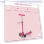 Thumbnail Mini Deluxe LED Three-Wheeled Lean-to-Steer Scooter — Balance Bikes, Micro