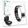 Thumbnail Smart Ring Health Tracker with Blood Pressure Monitor — Smart Rings, Mefoma