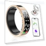 Thumbnail Smart Ring Health Tracker with Display Screen & Touch Button — Wearable Accessories