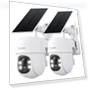 Thumbnail 2K Outdoor Security Camera with Solar Power, 360° Viewing, Human Detection — Smart Home Security, cinnado
