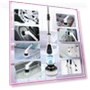 Thumbnail Cordless Electric Spin Scrubber with 8 Replaceable Brush Heads — Brushes, Dovety