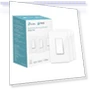 Thumbnail Smart Light Switch HS200P3, Single Pole, Wi-Fi, Works with Alexa and Google Home — Smart Home Hubs & Controllers, TP-Link