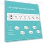 Thumbnail Smart Plug Power Strip with 6 Outlets and 3 USB Ports — Power Solutions & Surge Protection, TP-Link