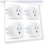 Thumbnail Smart Plug, WiFi Outlet Works with Alexa & Google Home, Remote Control & Timer Function, 4 Packs — Smart Home Hubs & Controllers, EIGHTREE