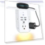 Thumbnail Wall Outlet Extender with Shelf and Night Light, Surge Protector, USB Wall Charger — Power Solutions & Surge Protection, MIFASOPOWER