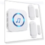 Thumbnail Wireless Door Sensor Chime with 500 FT Range, 26 Chimes, 5 Adjustable Volume — Kits, SanJie