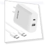 Thumbnail 65W USB C Fast Charger with Cable for MacBook, iPhone, Galaxy — Charging Solutions, Qackenm