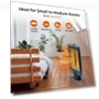 Thumbnail Oscillating Portable Space Heater with Adjustable Tilt and Overheat Protection — Portable Heating Solutions, Comfort Zone