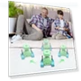 Thumbnail Rechargeable RC Robot Toy for Kids with Music and LED Eyes — Interactive Figures & Robots, ALLCELE