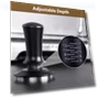Thumbnail Spring Loaded Espresso Tamper 58mm - Adjustable Depth Coffee Press Tool — Tampers, Attsky