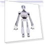 Thumbnail Adjustable 13 Inch Plush Robot Toy — Plushies, Nppd Cooye