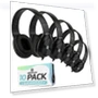 Thumbnail Classroom Headphones Bulk 10-Pack — In-Ear Headphones, Sonitum