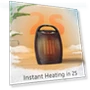 Thumbnail Portable Ceramic Space Heater with Thermostat, 750W/1500W — Portable Heating Solutions, Antarctic Star