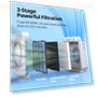Thumbnail True HEPA Air Purifier with Air Quality Monitoring, Auto, Timer, Filter Indicator, and Eco Mode — HEPA Air Purifiers, Coway