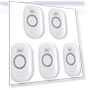 Thumbnail Water Leak Detectors 5 Pack for Home, 100dB Alarm for Basement, Bathroom, Kitchen — Water Leak Detection Systems, METAK