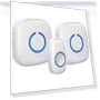 Thumbnail Wireless Doorbell Kit with LED Flash - 1 Button & 2 Chime Receivers — Kits, SadoTech