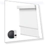 Thumbnail Dual Smart Blind for Window with Valance — Car Window Shades, ZSTARR