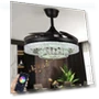 Thumbnail Modern Smart Ceiling Fan with Lights and Bluetooth Speaker — Ceiling Fan Wall Controls, Fandian