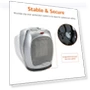 Thumbnail Oscillating Ceramic Space Heater — Portable Heating Solutions, Amazon Basics