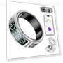 Thumbnail Smart Ring Health with LED Display Screen — Smart Rings, SSPATIOS