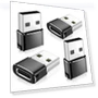 Thumbnail USB to USB C Adapter — Charging Solutions, xiwxi