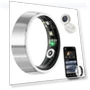 Thumbnail Smart Health Ring Tracker with Charging Case — Smart Rings, OUFANTE